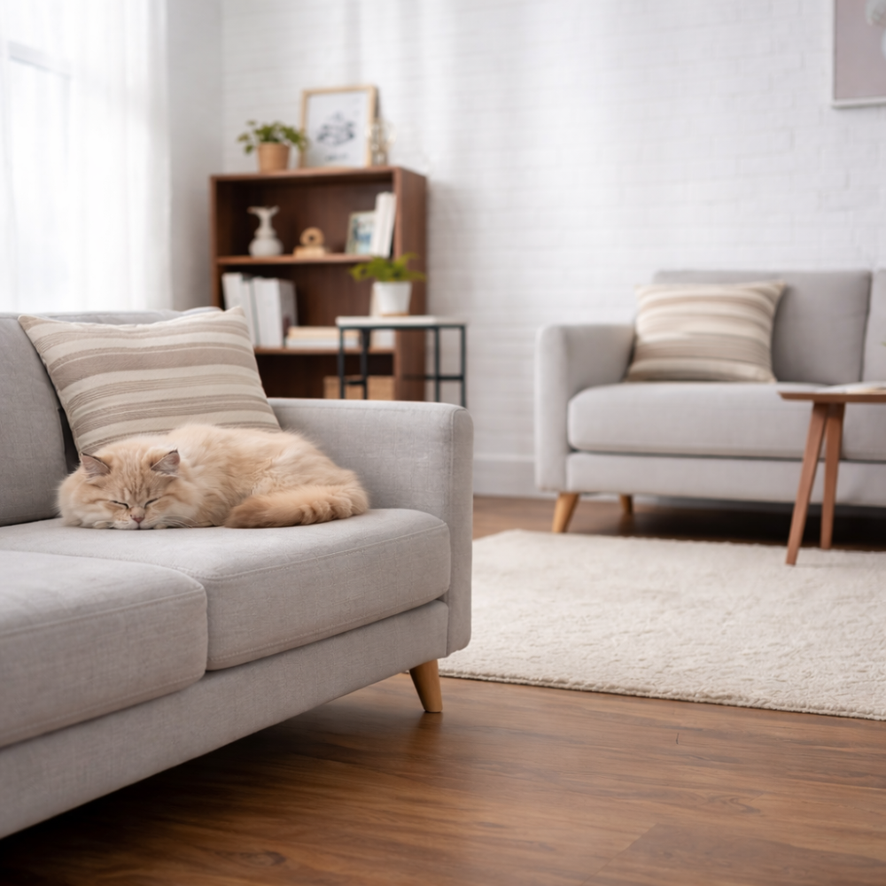 Breaking your cat's boring routine
