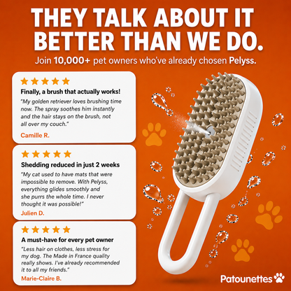 Brushing your pet has never been easier with Pelyss from Patounettes