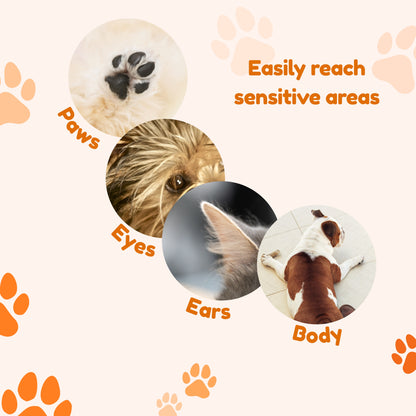 Clippers for paws, ears, nose, eyes and body dogs and cats