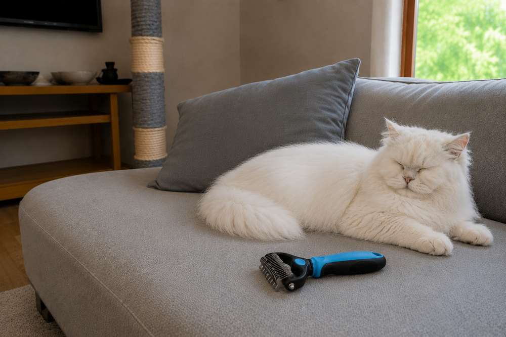 Demelix solution for matted cat and dog fur