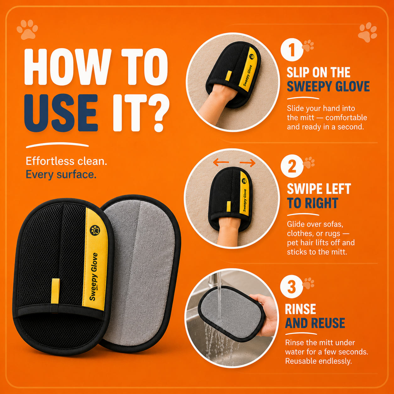 How_to_use_the_sweepy glove-Patounettes_pet_hair_removal_glove