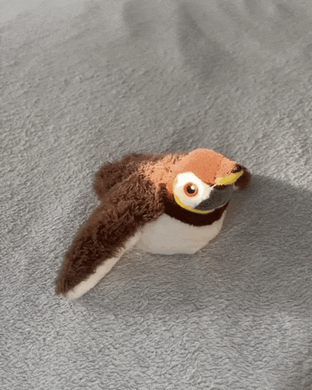 Interactive plush cat - mental stimulation - little paws by Patounettes