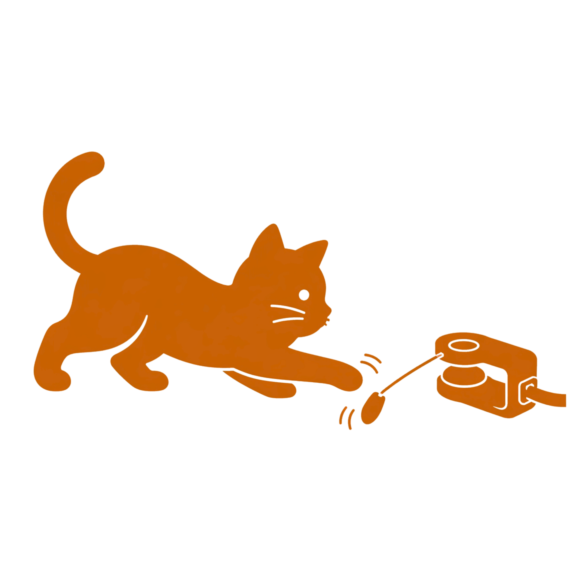 Jeu divertissant chat