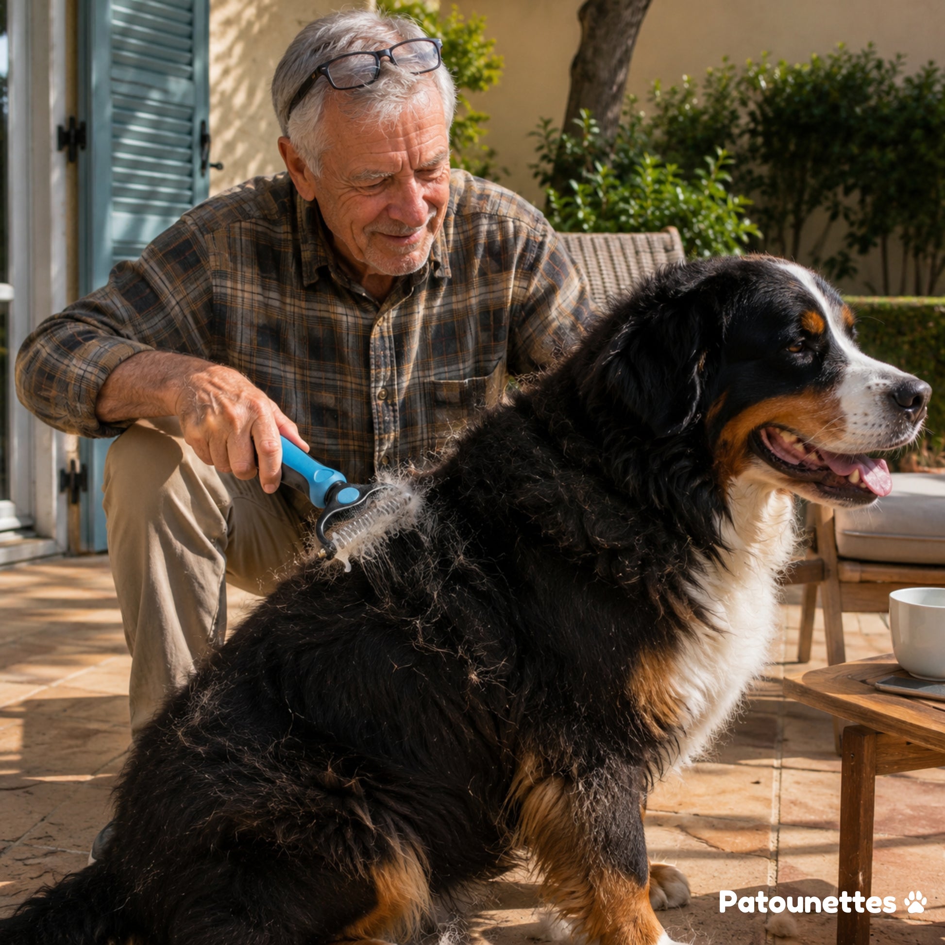 difficulty removing dead dog hair