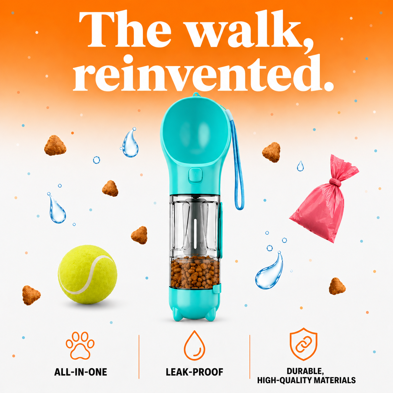 water bottle-dog-all-in-one-anti-leak-walk-paw
